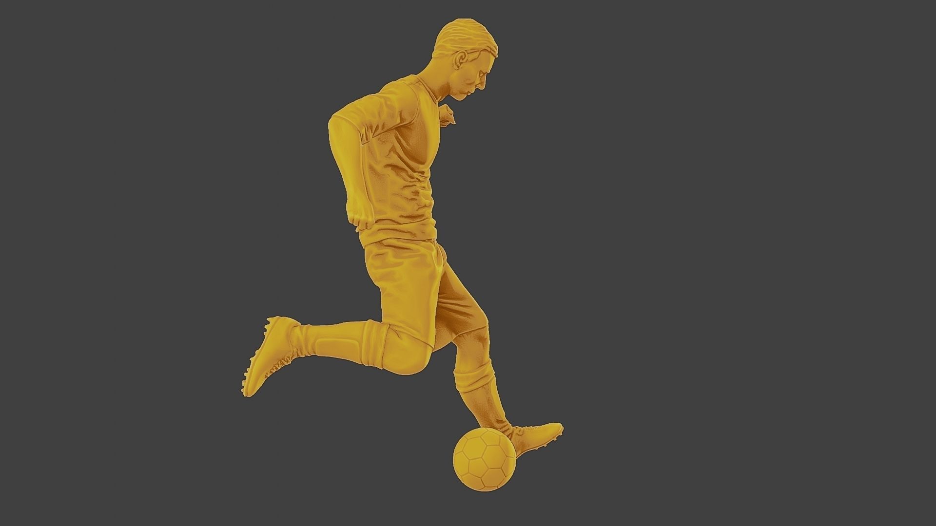 Soccer Player SP 001 3D print model_31