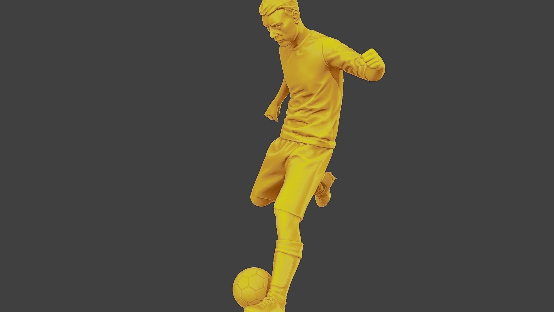 Soccer Player SP 001 3D print model_27