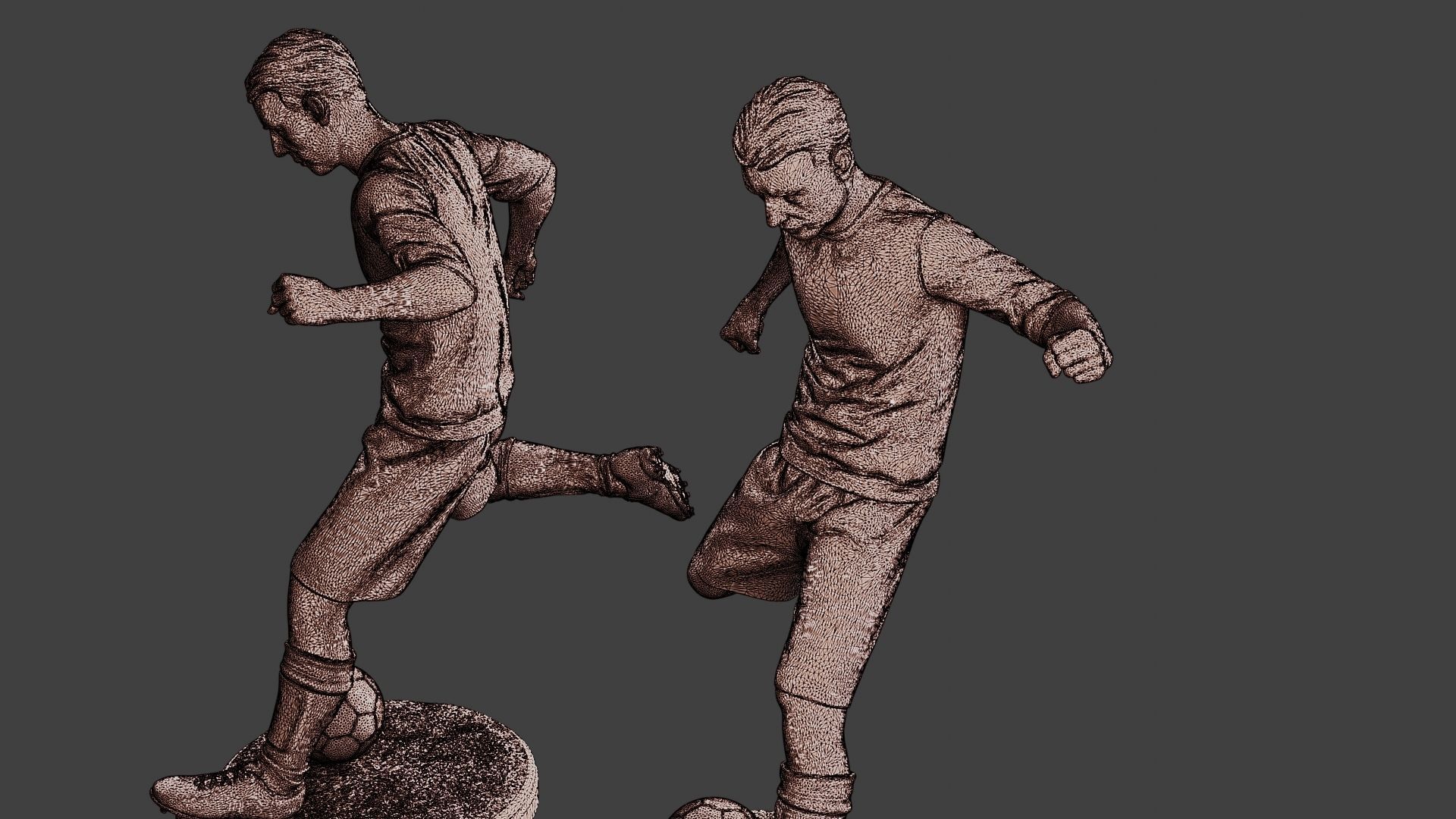 Soccer Player SP 001 3D print model_12