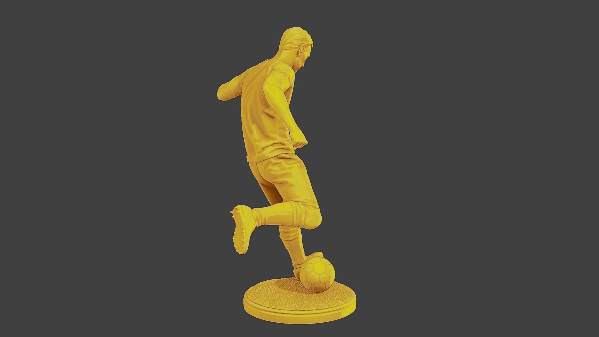 Soccer Player SP 001 3D print model_7