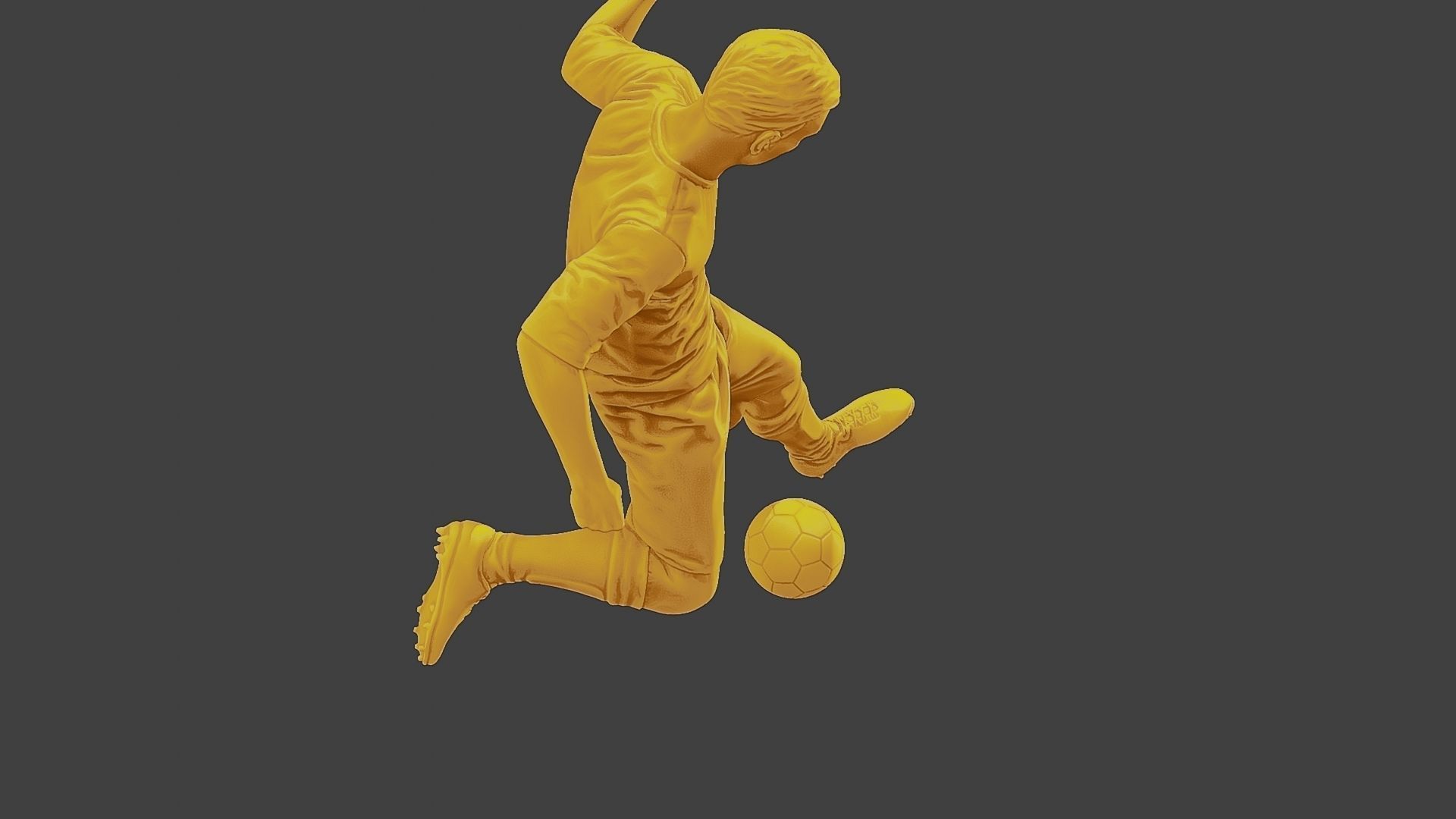 Soccer Player SP 001 3D print model_23