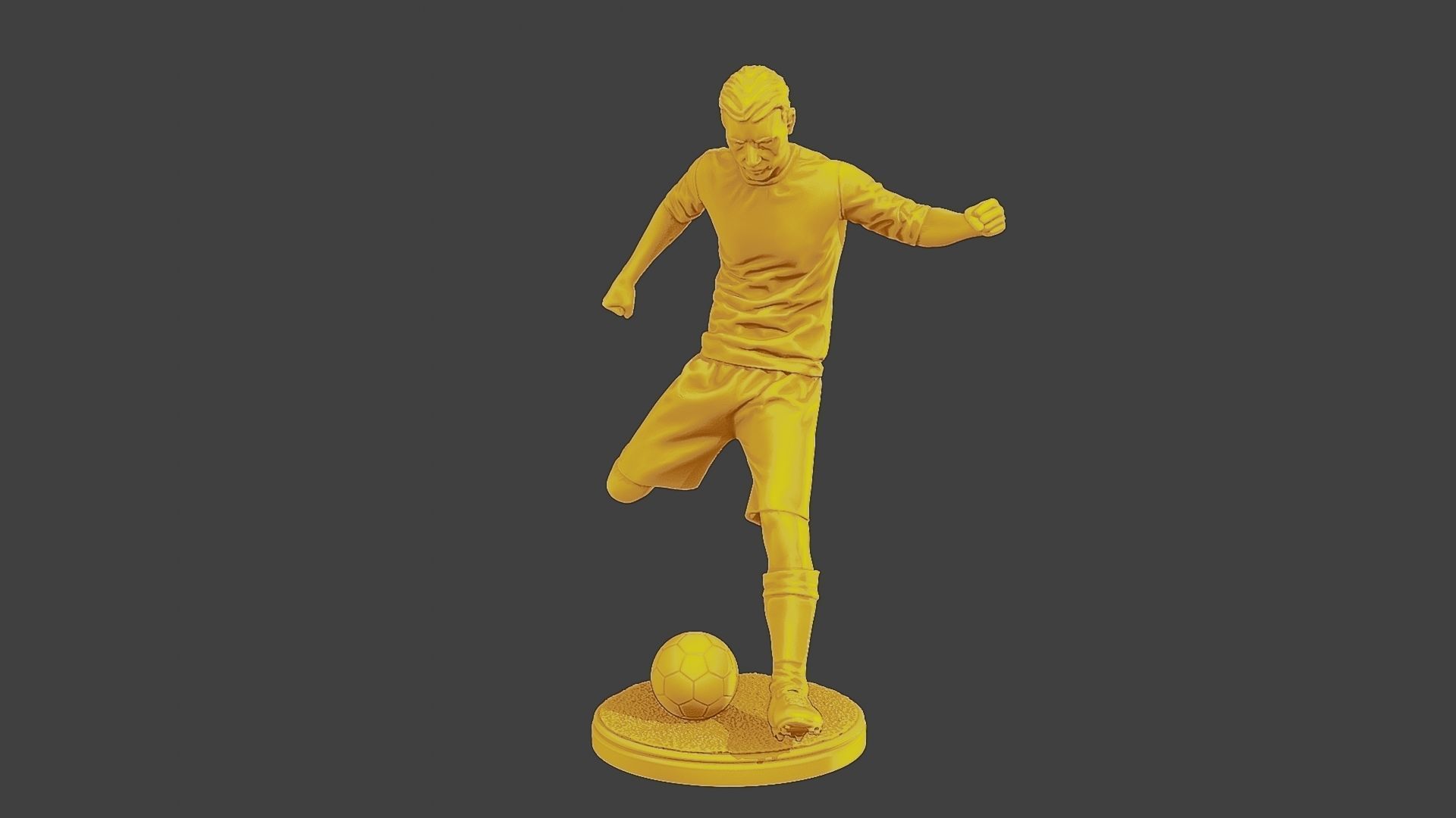 Soccer Player SP 001 3D print model_11