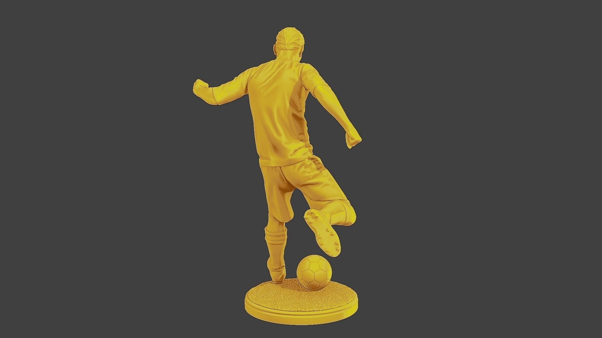 Soccer Player SP 001 3D print model_6