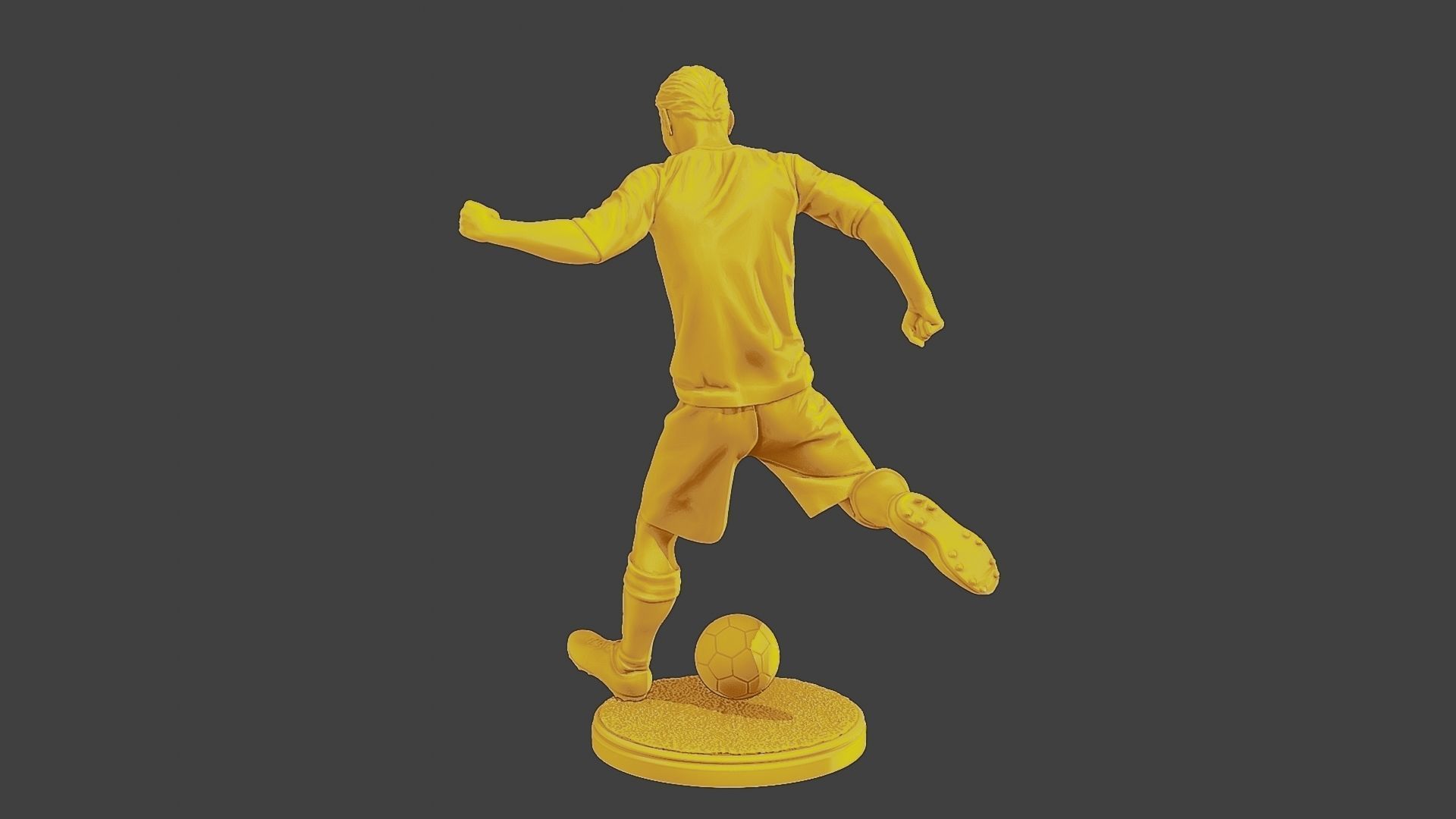 Soccer Player SP 001 3D print model_5
