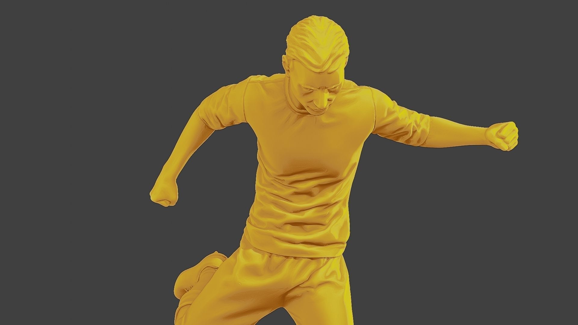 Soccer Player SP 001 3D print model_19