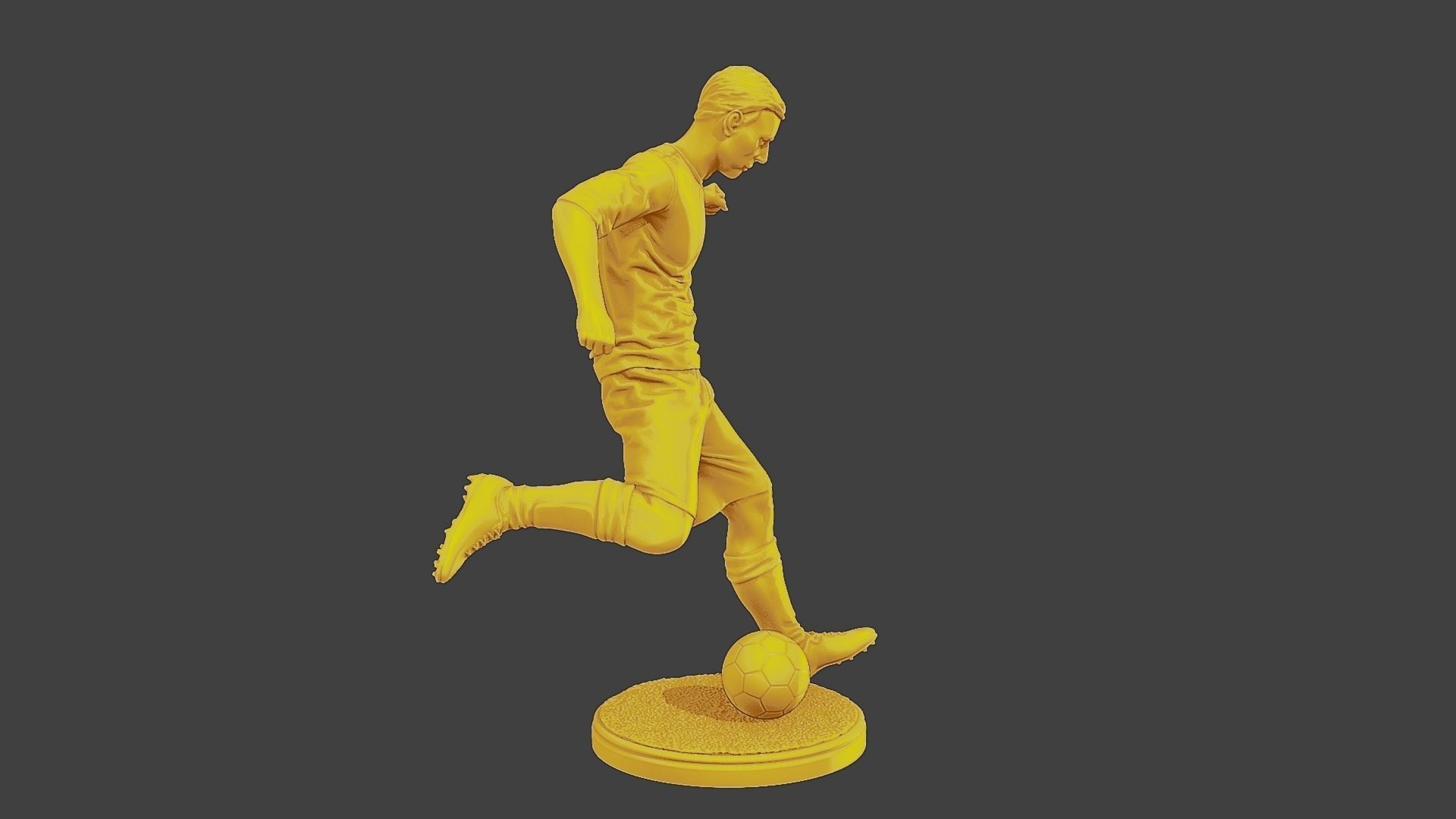 Soccer Player SP 001 3D print model_8