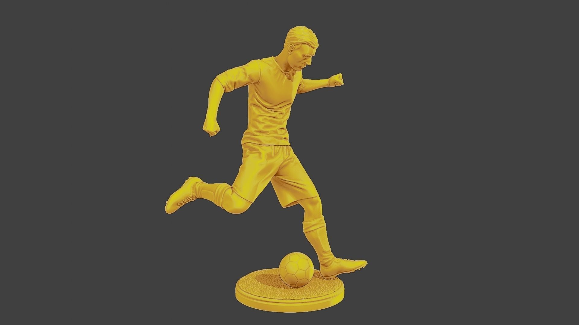 Soccer Player SP 001 3D print model_9