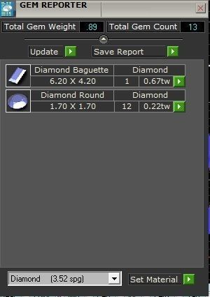 Ring 3D Print 3D print model 3D print model amethyst and diamond 3D print model_5