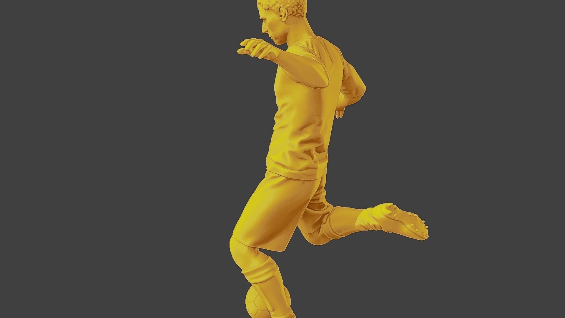 Soccer Player SP 002 3D print model_26