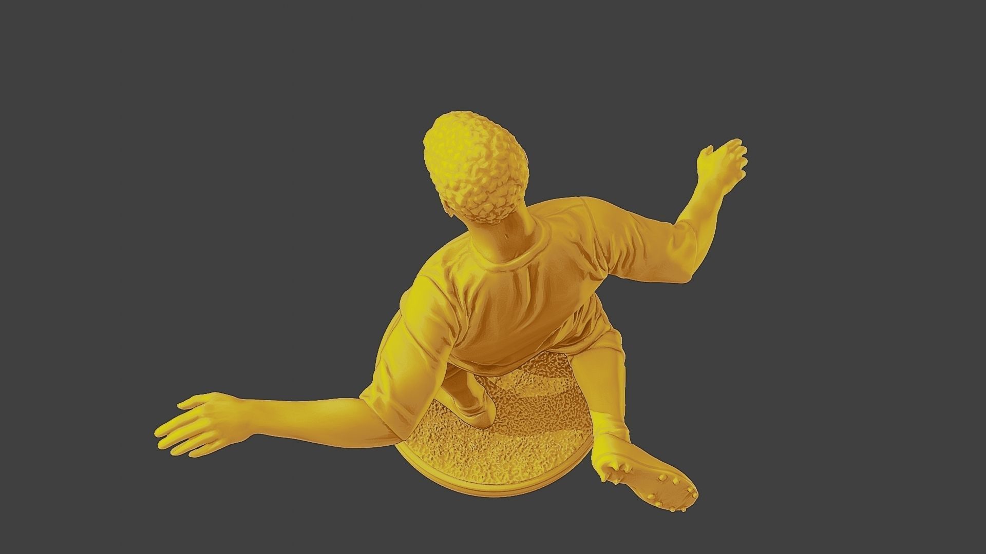 Soccer Player SP 002 3D print model_16
