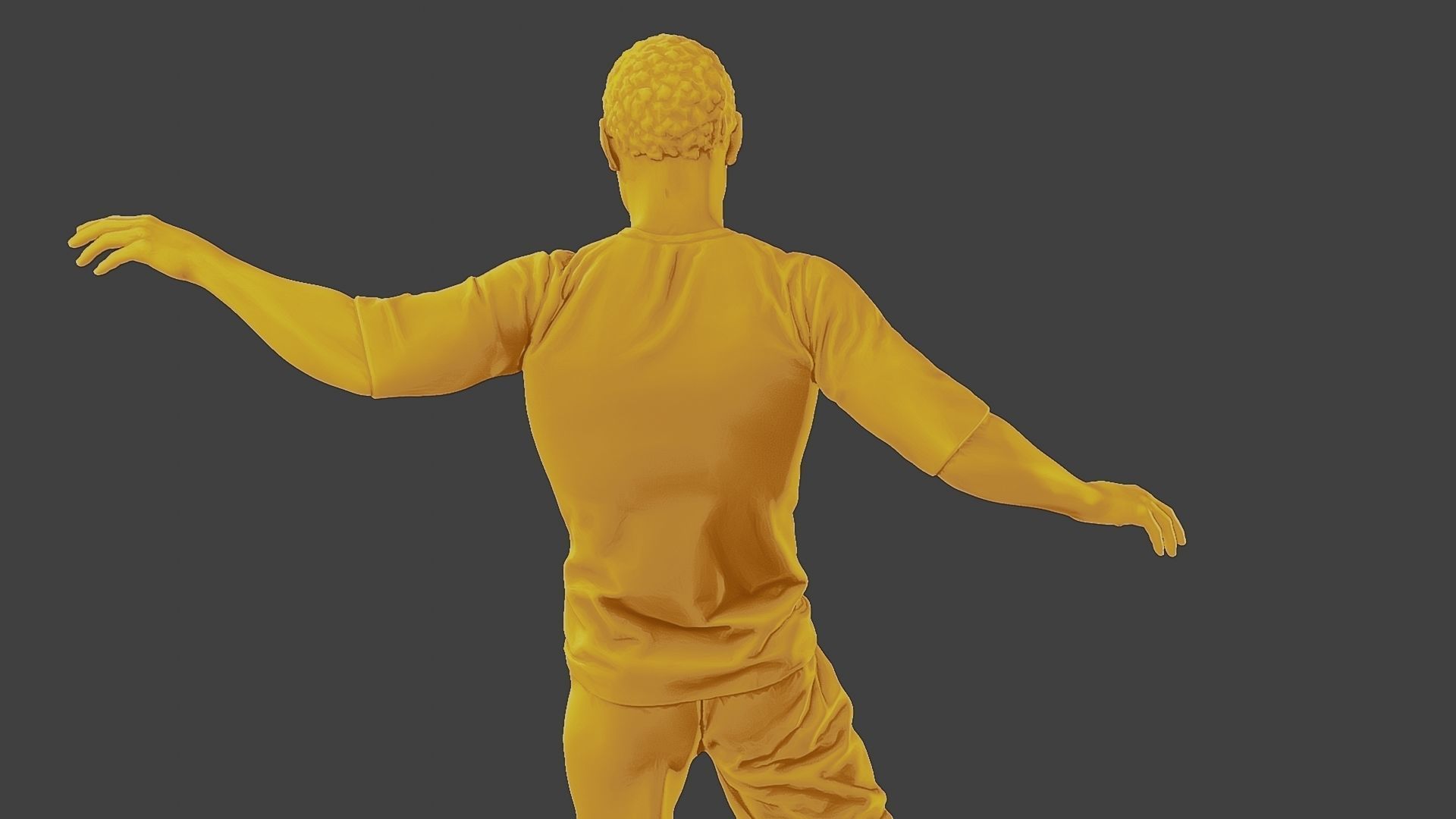 Soccer Player SP 002 3D print model_21