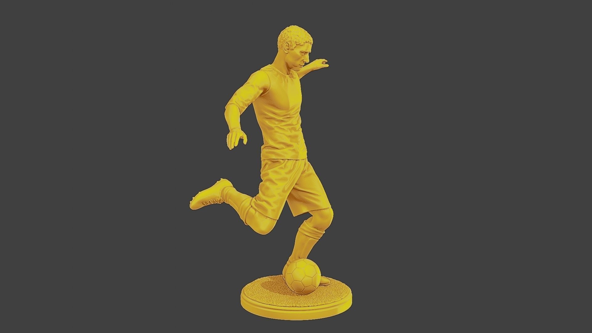 Soccer Player SP 002 3D print model_9