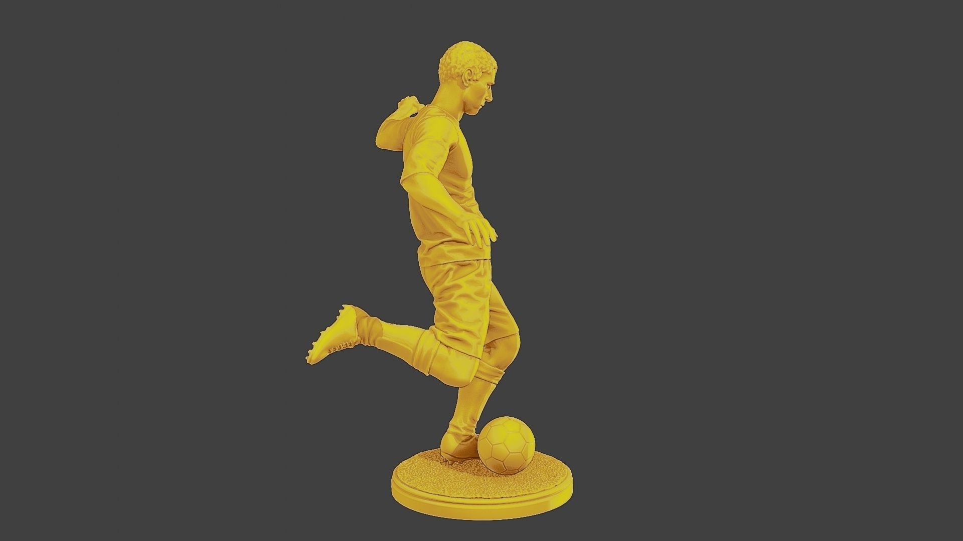 Soccer Player SP 002 3D print model_8