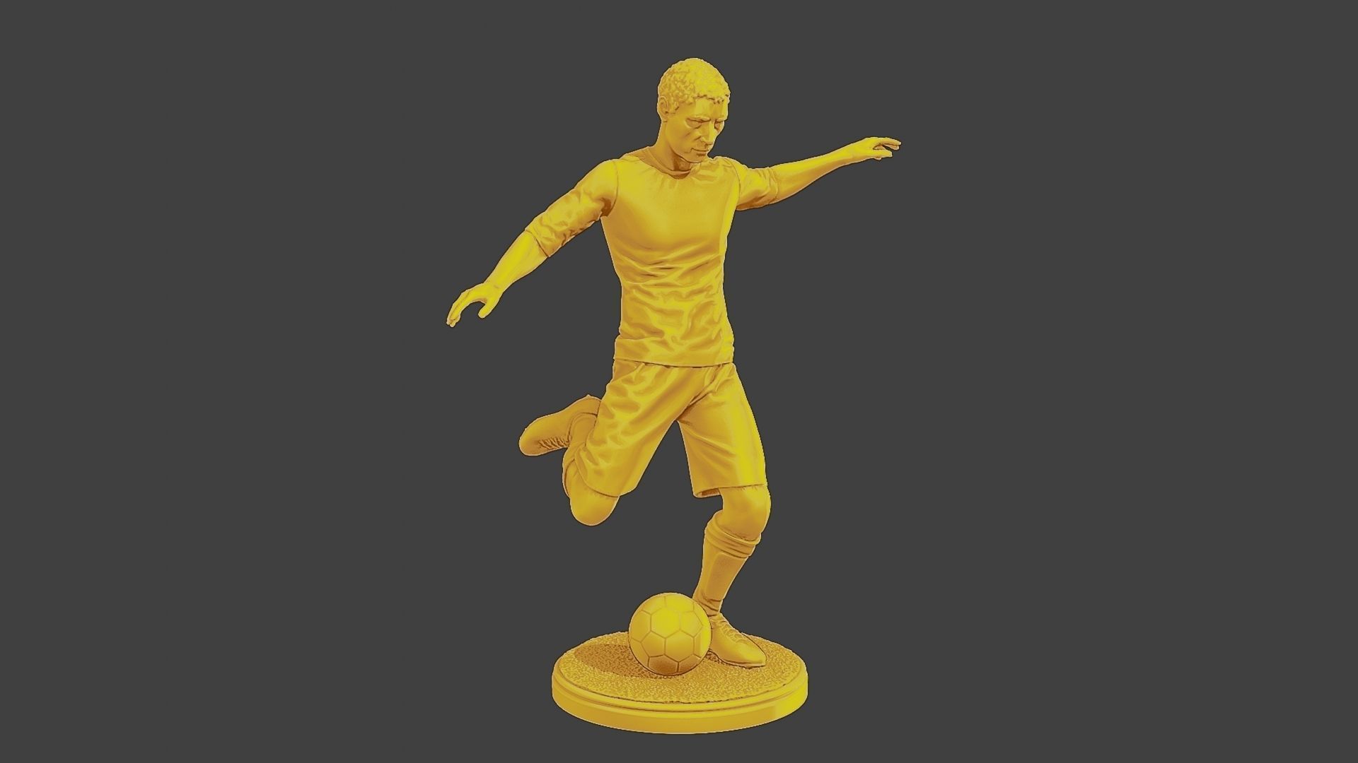 Soccer Player SP 002 3D print model_10