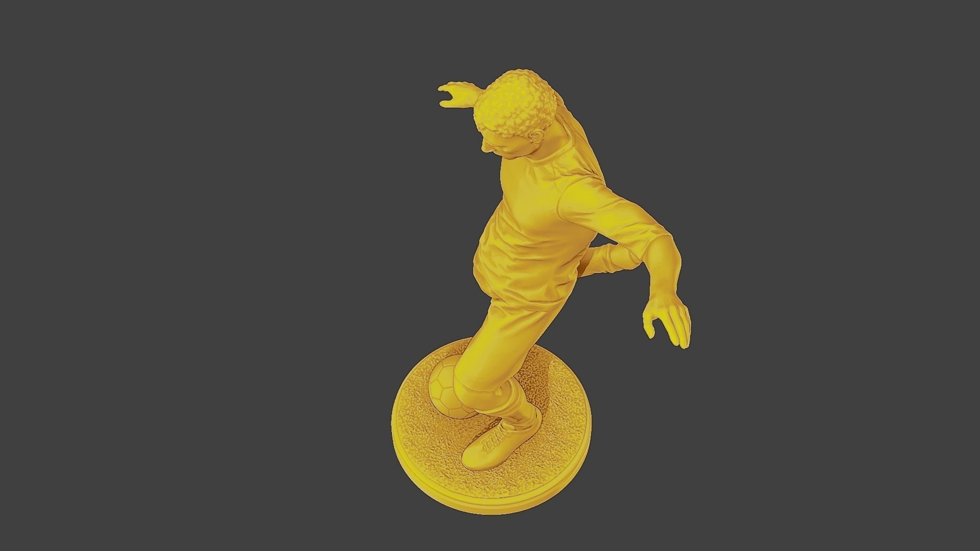 Soccer Player SP 002 3D print model_15