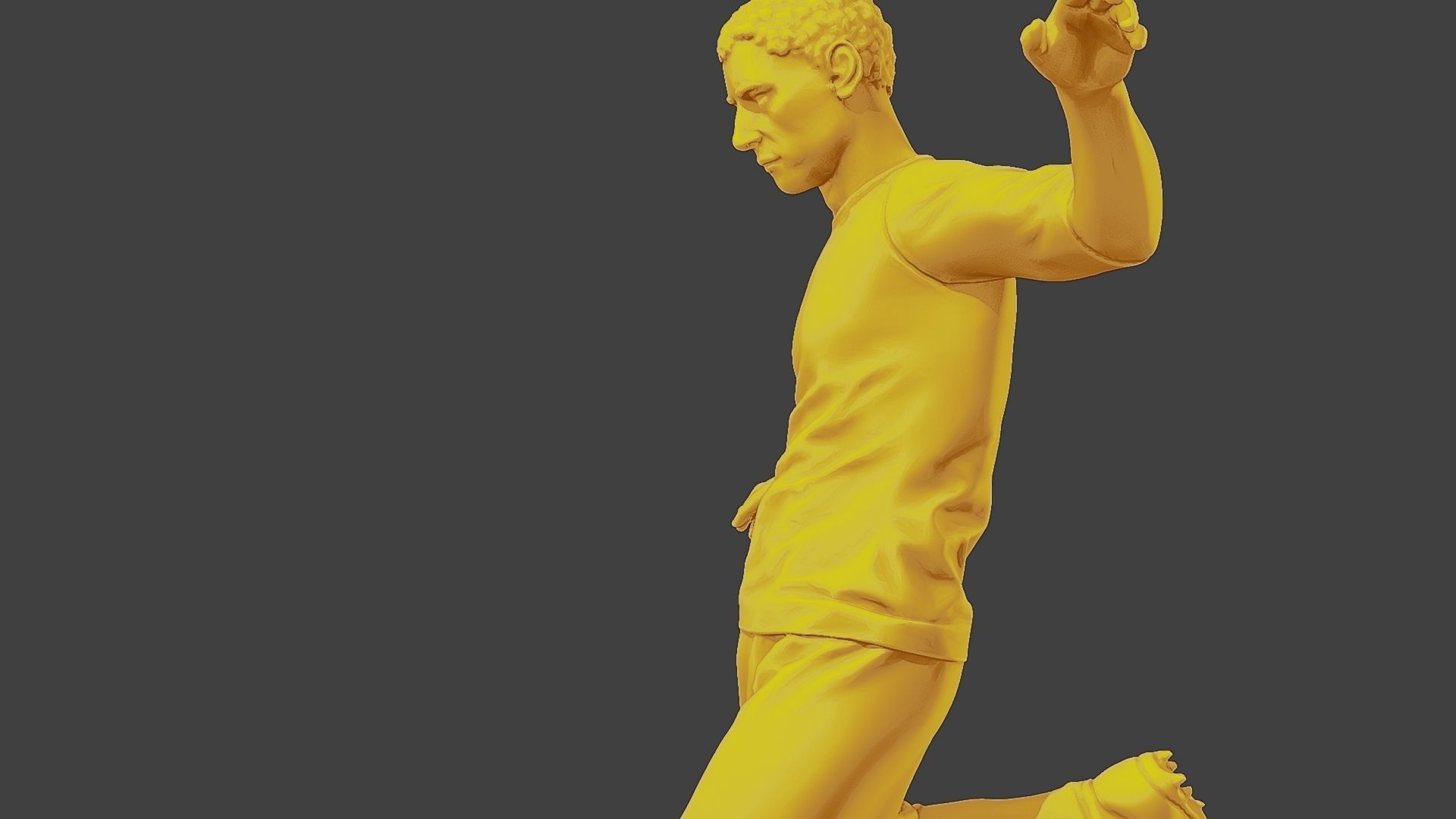 Soccer Player SP 002 3D print model_17