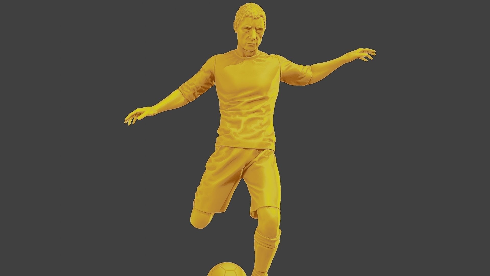 Soccer Player SP 002 3D print model_28