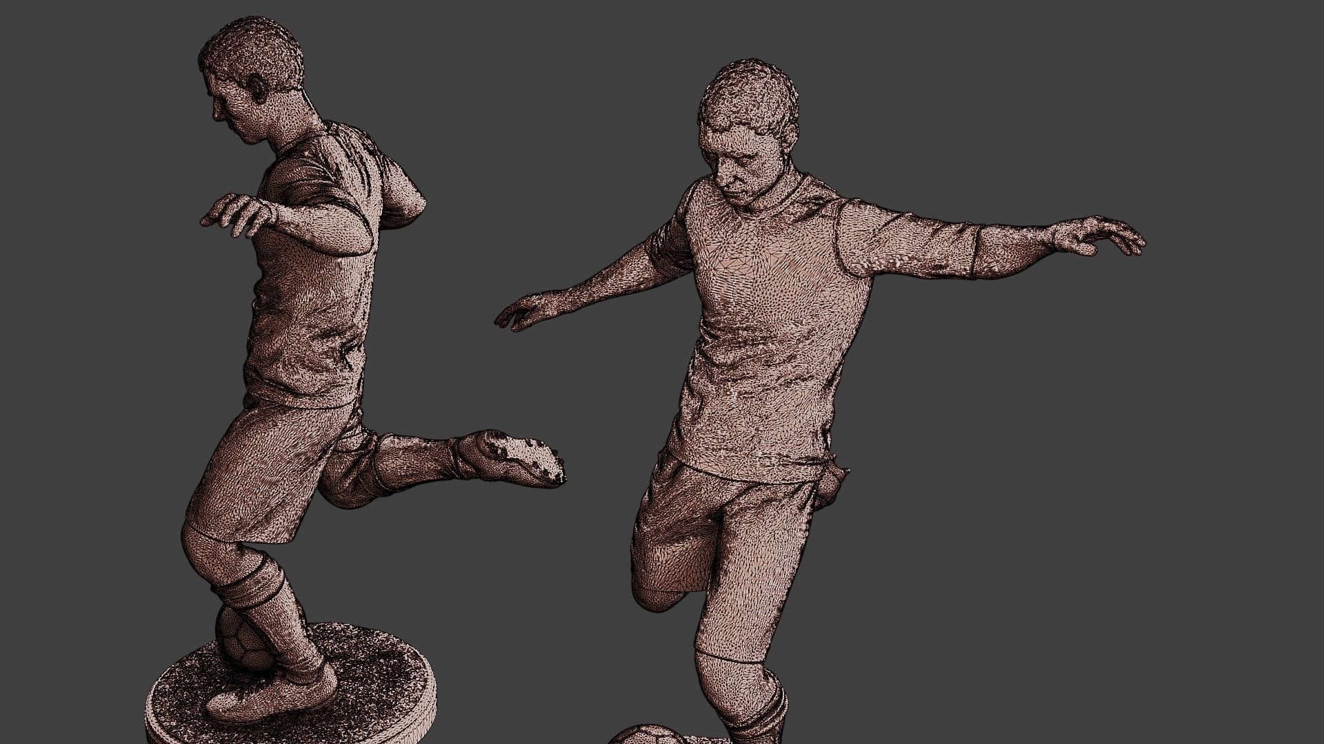 Soccer Player SP 002 3D print model_12