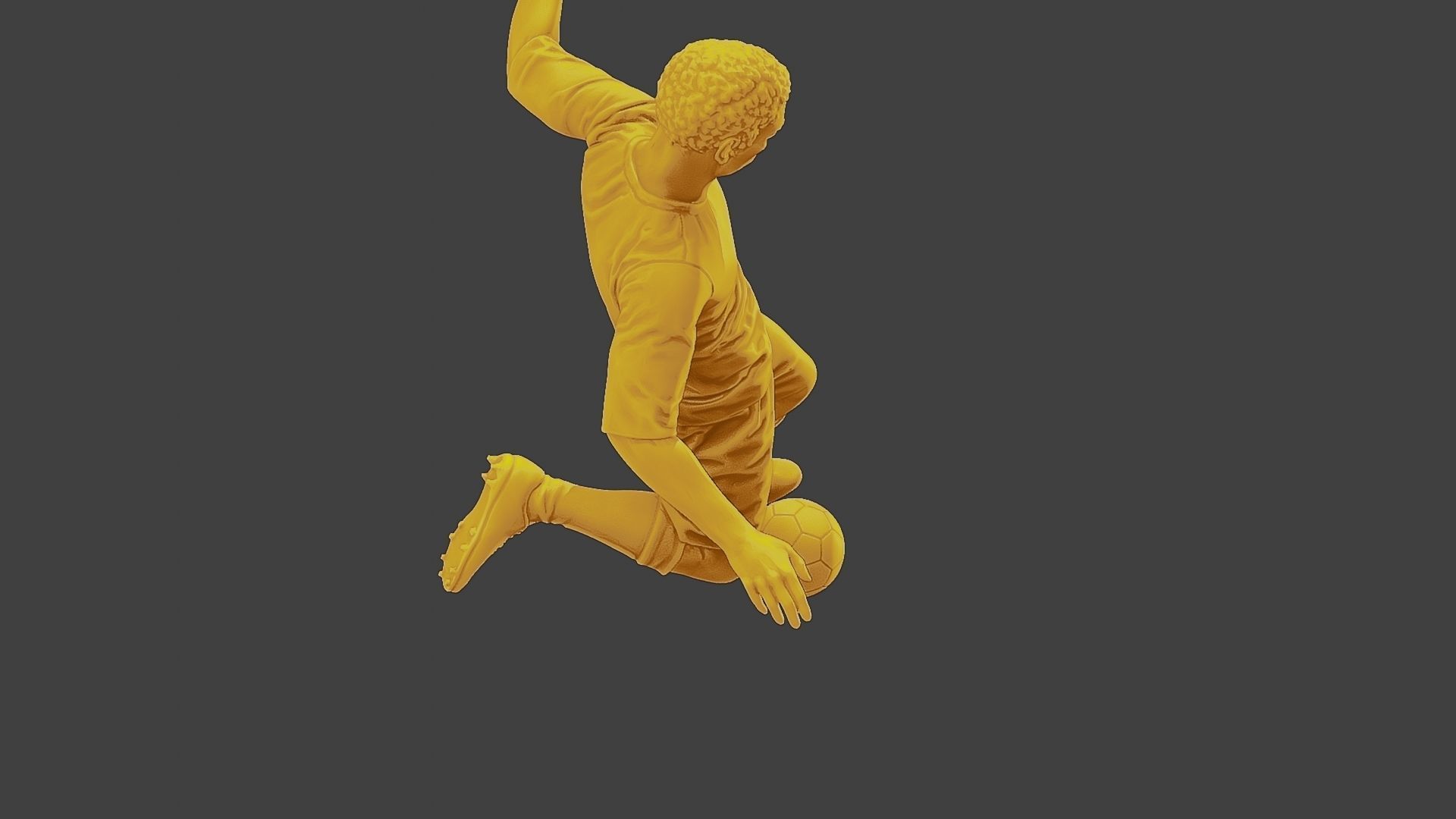 Soccer Player SP 002 3D print model_23