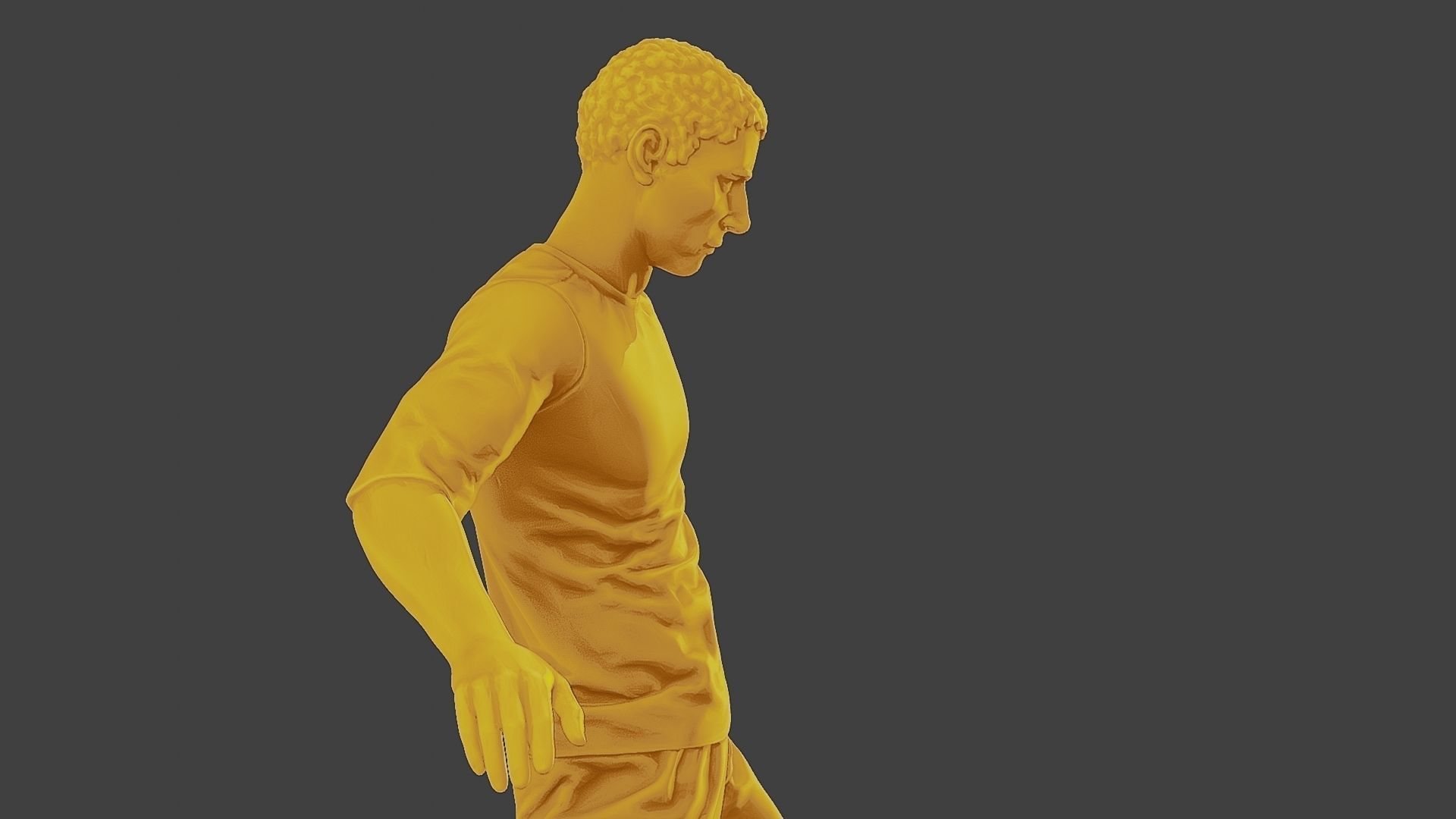 Soccer Player SP 002 3D print model_20