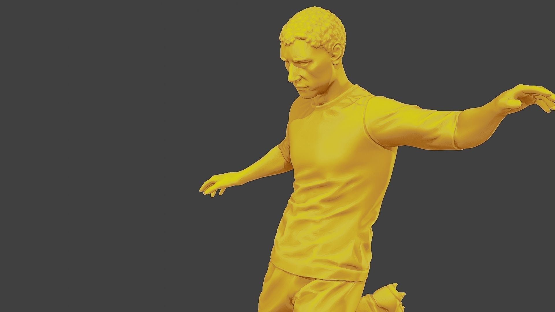 Soccer Player SP 002 3D print model_18