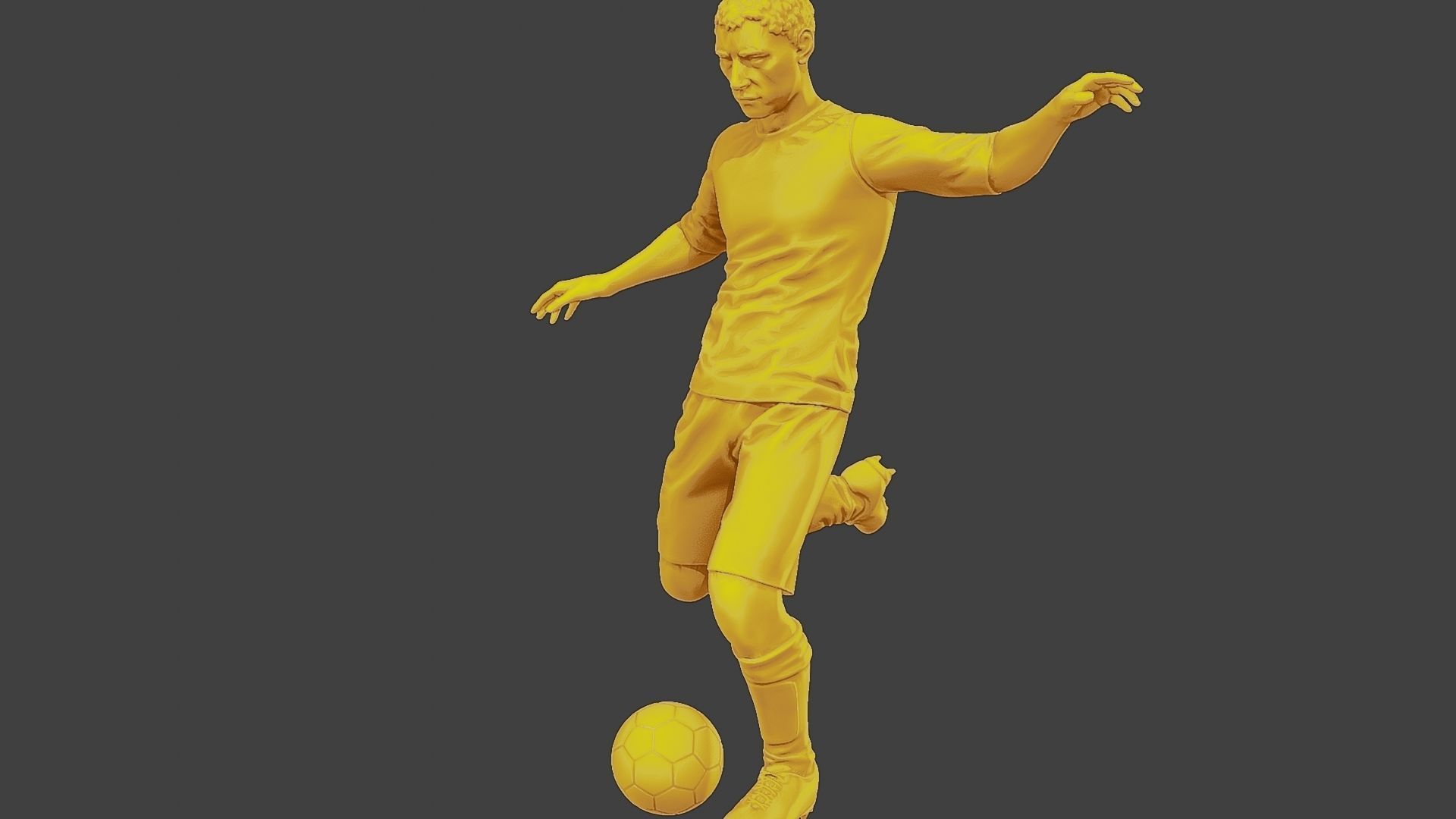 Soccer Player SP 002 3D print model_27