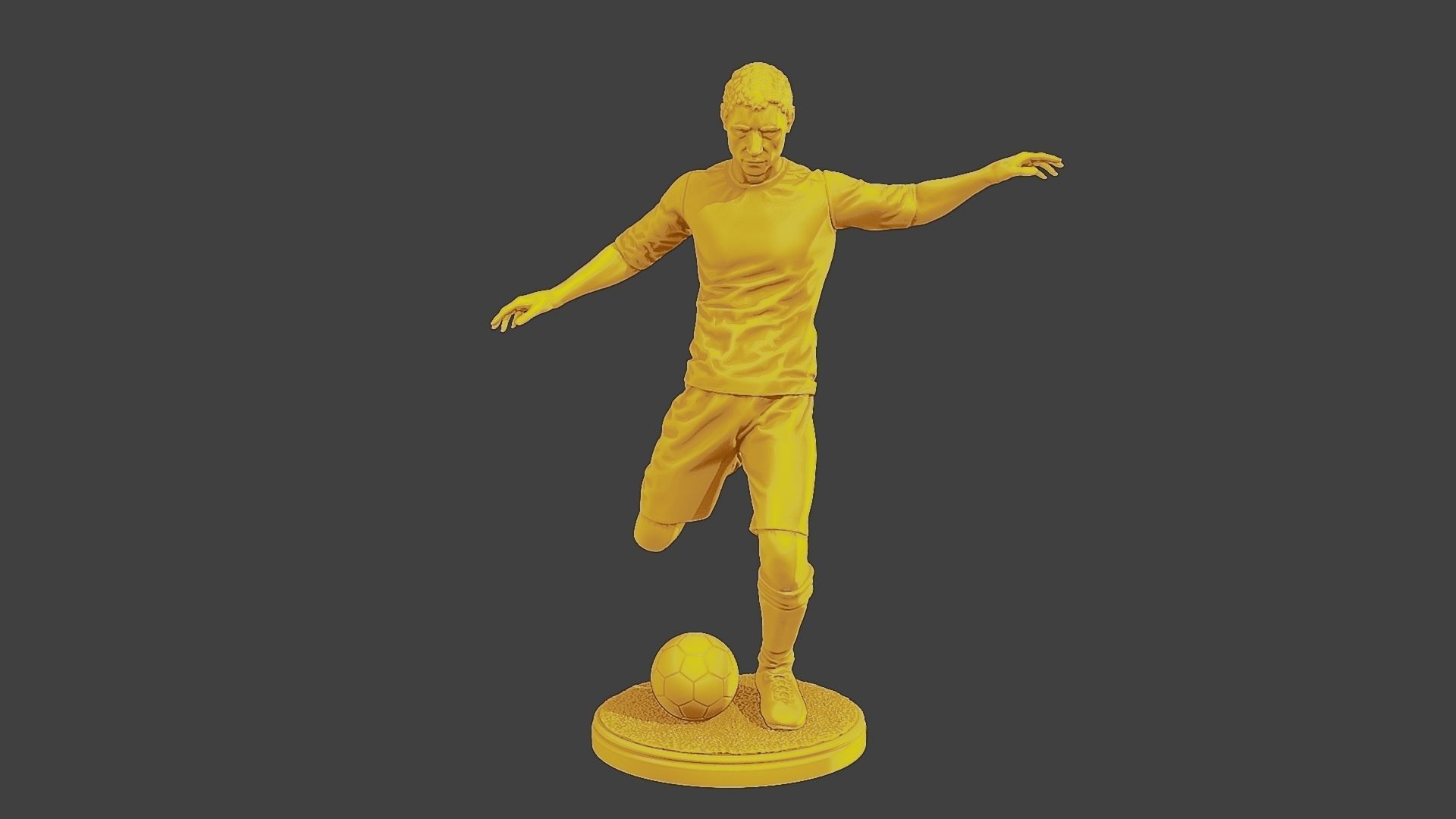 Soccer Player SP 002 3D print model_11
