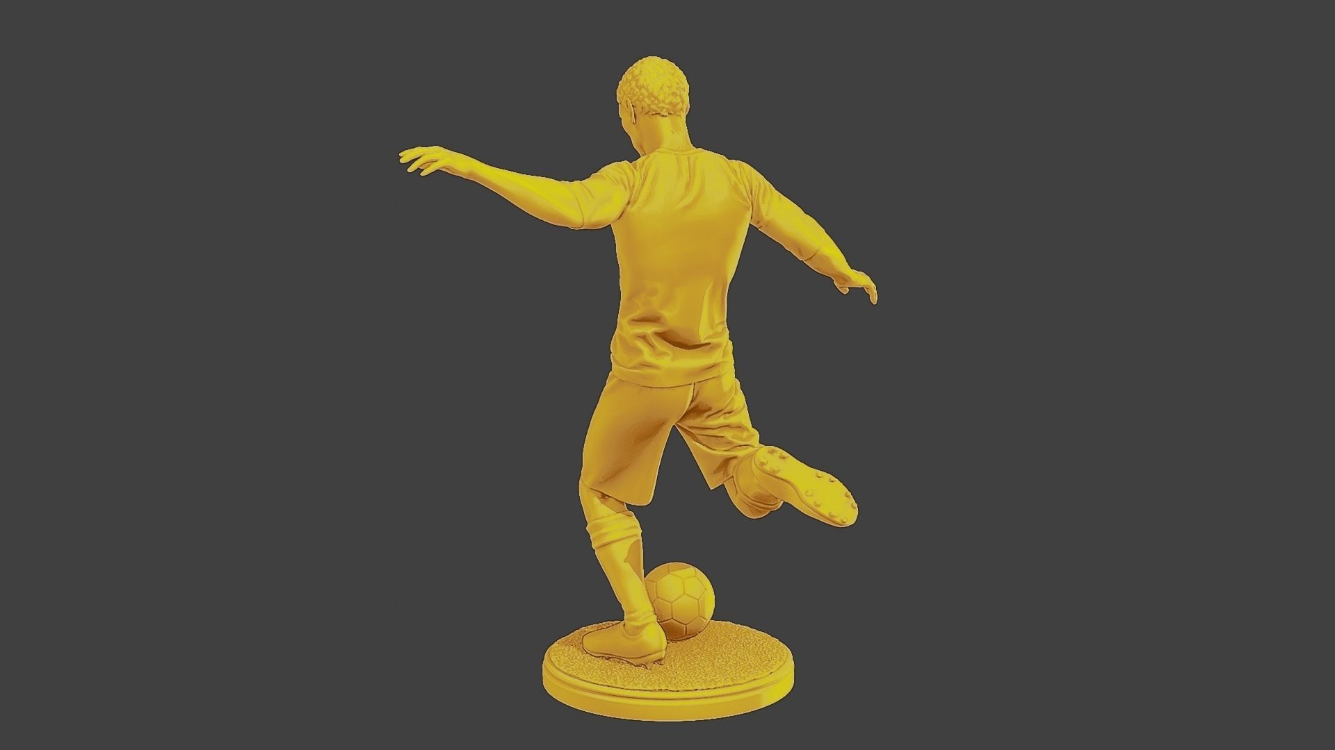 Soccer Player SP 002 3D print model_5