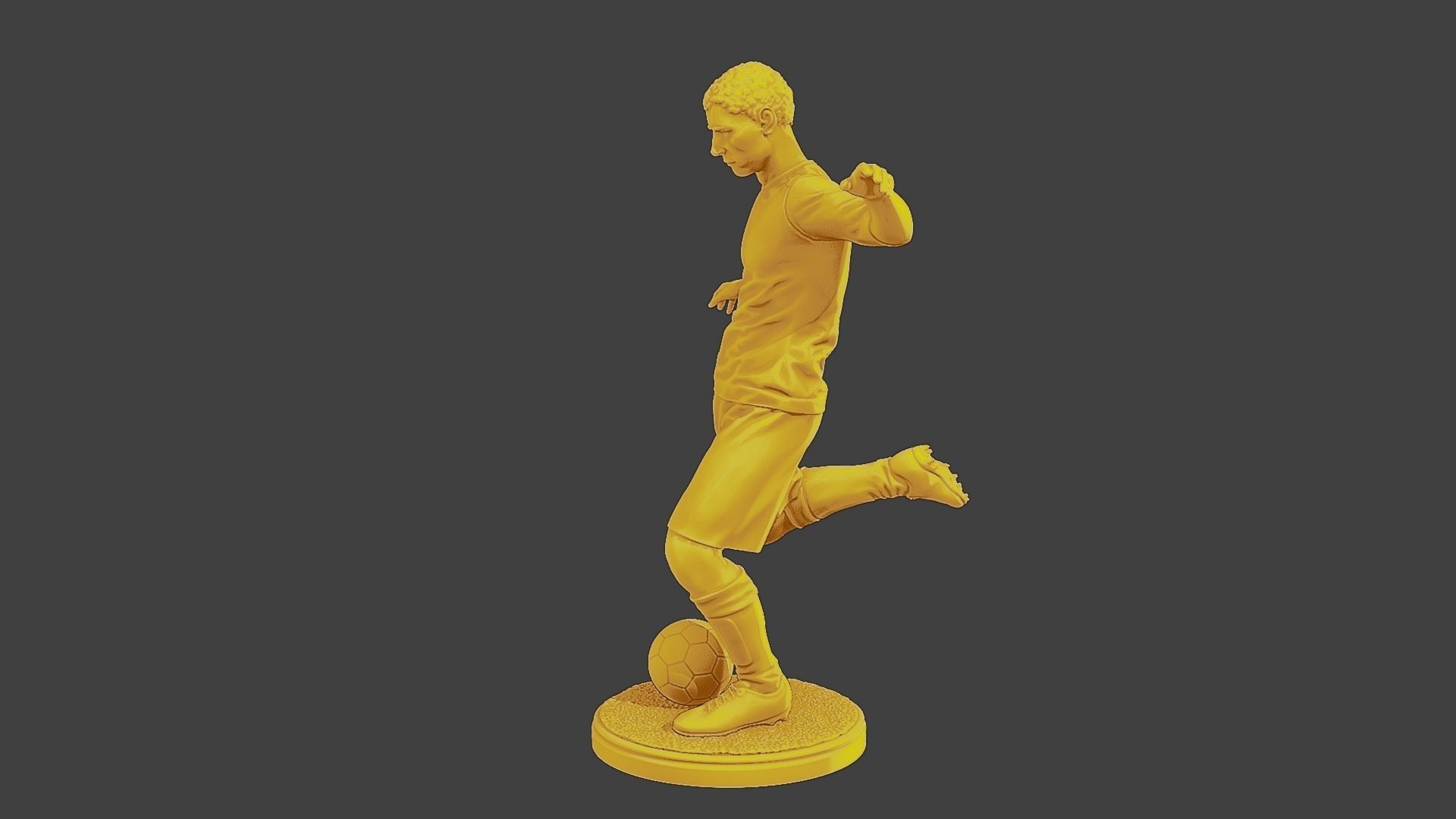 Soccer Player SP 002 3D print model_3