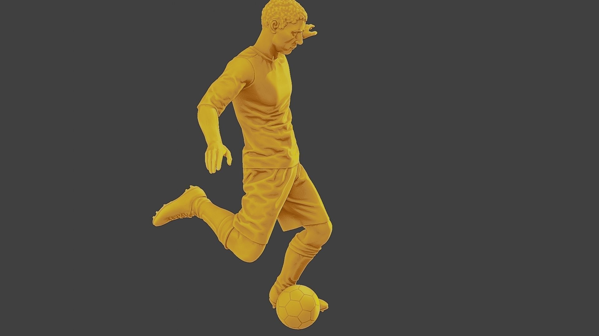 Soccer Player SP 002 3D print model_30