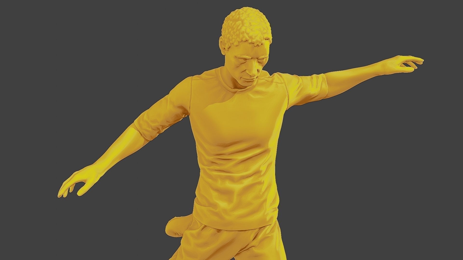 Soccer Player SP 002 3D print model_19