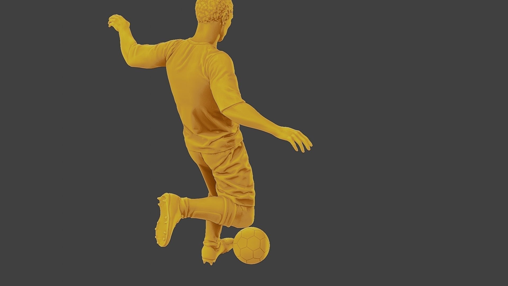 Soccer Player SP 002 3D print model_24
