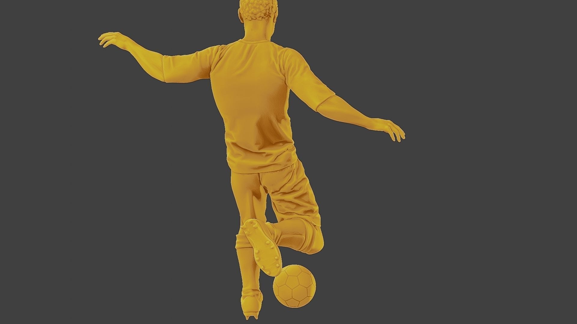Soccer Player SP 002 3D print model_25