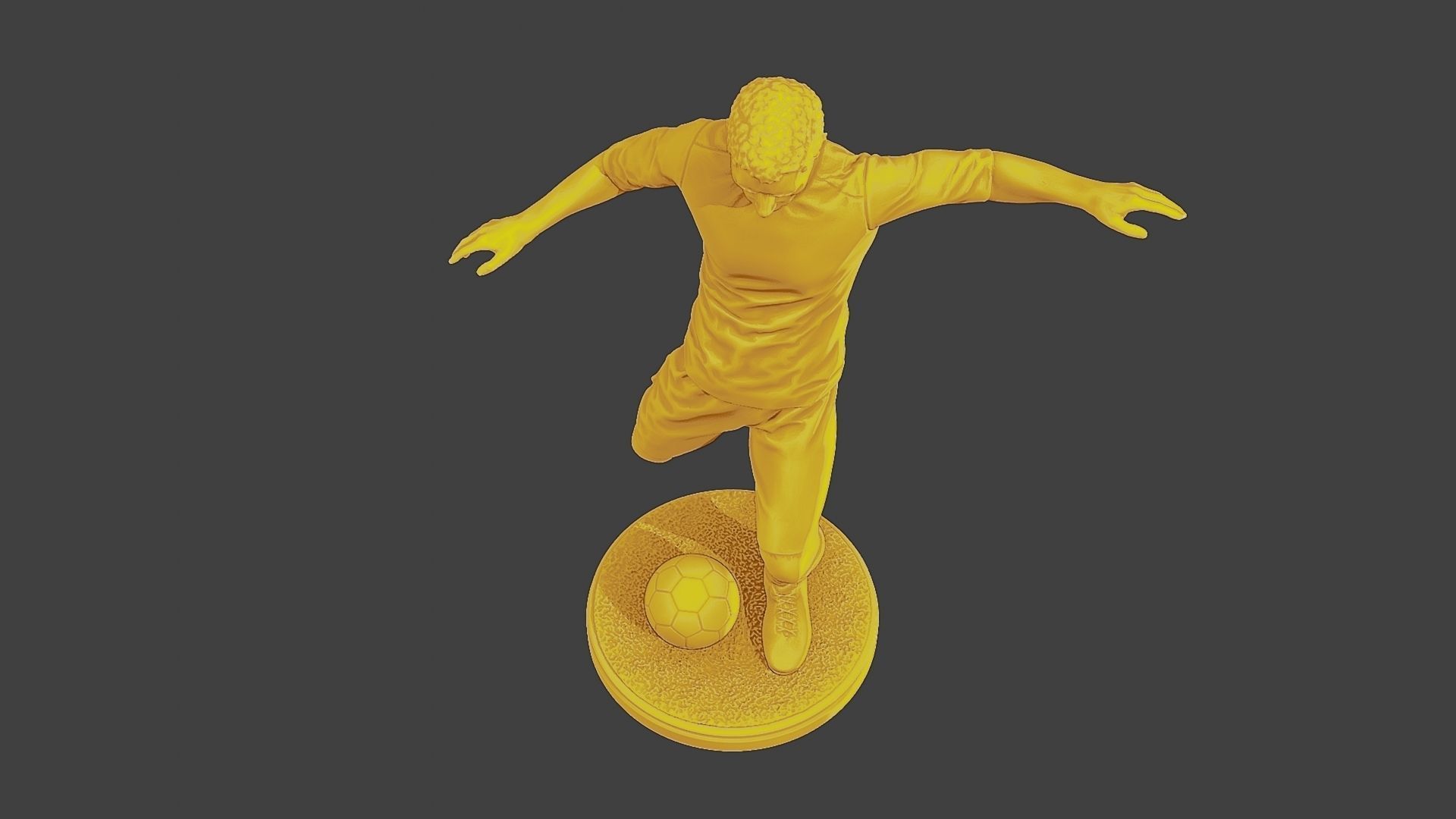 Soccer Player SP 002 3D print model_14