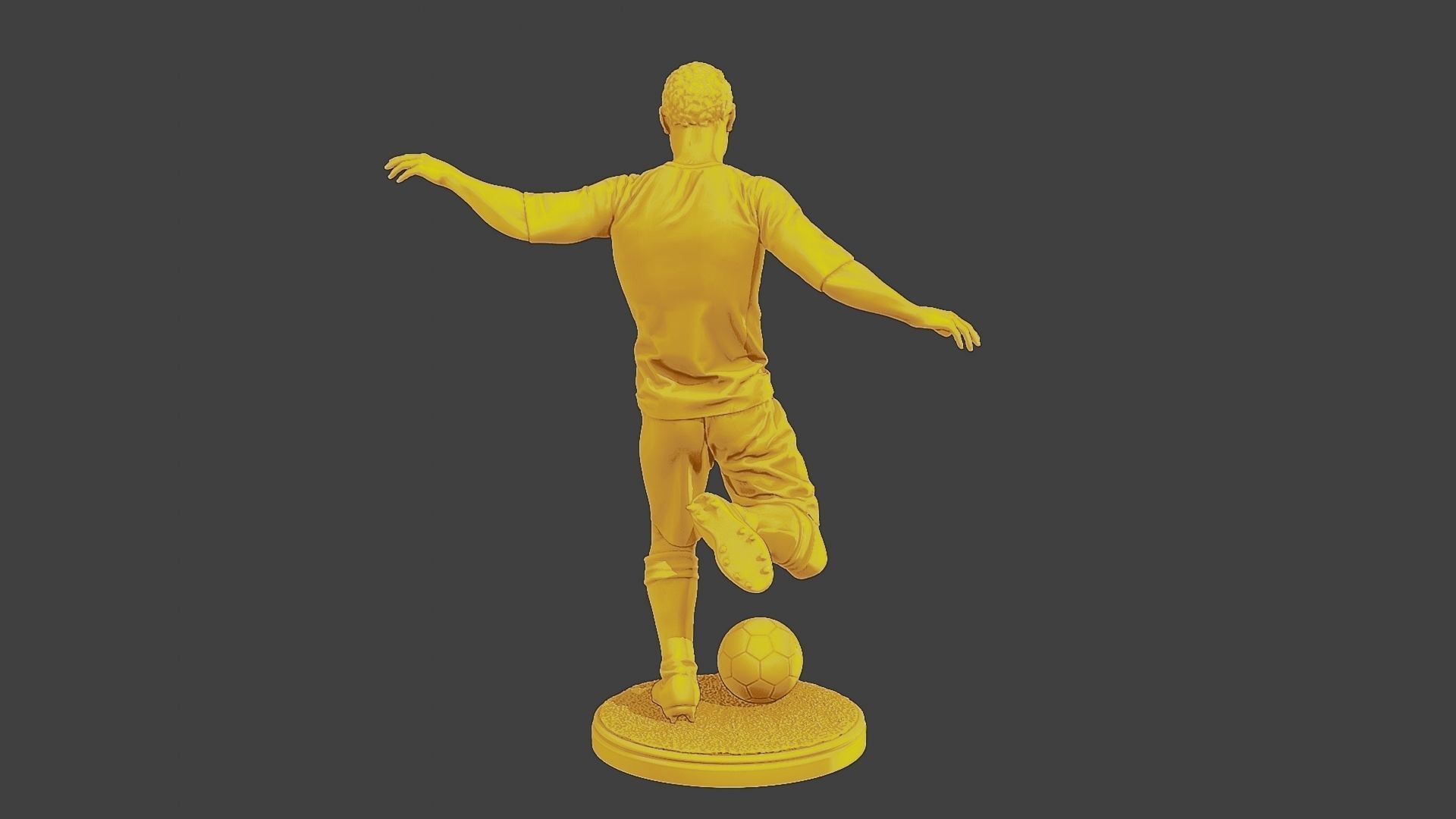 Soccer Player SP 002 3D print model_6