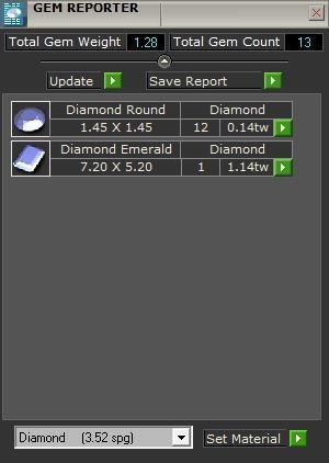 Ring 3D Print 3D print model 3D print model aquamarine and di... 3D print model_6