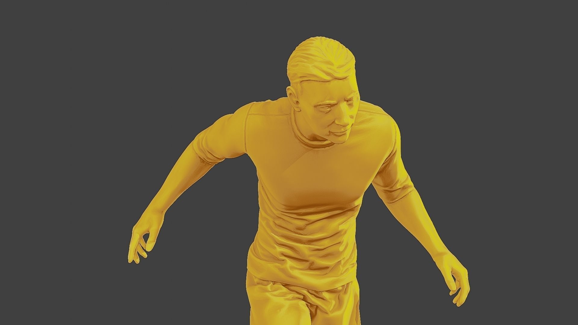 Soccer Player SP 003 3D print model_19