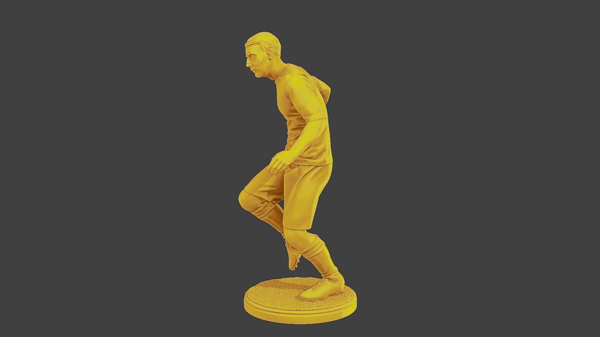Soccer Player SP 003 3D print model_3