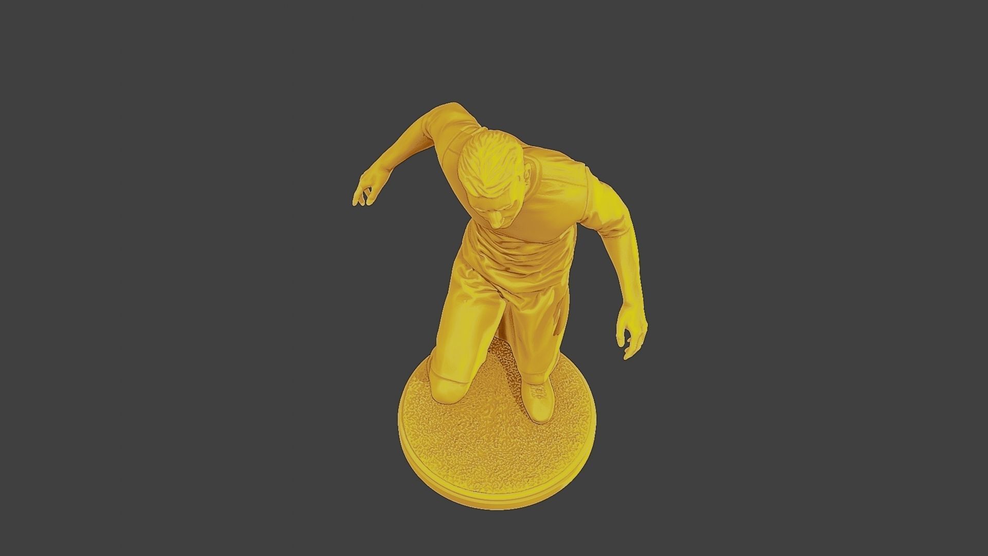 Soccer Player SP 003 3D print model_14