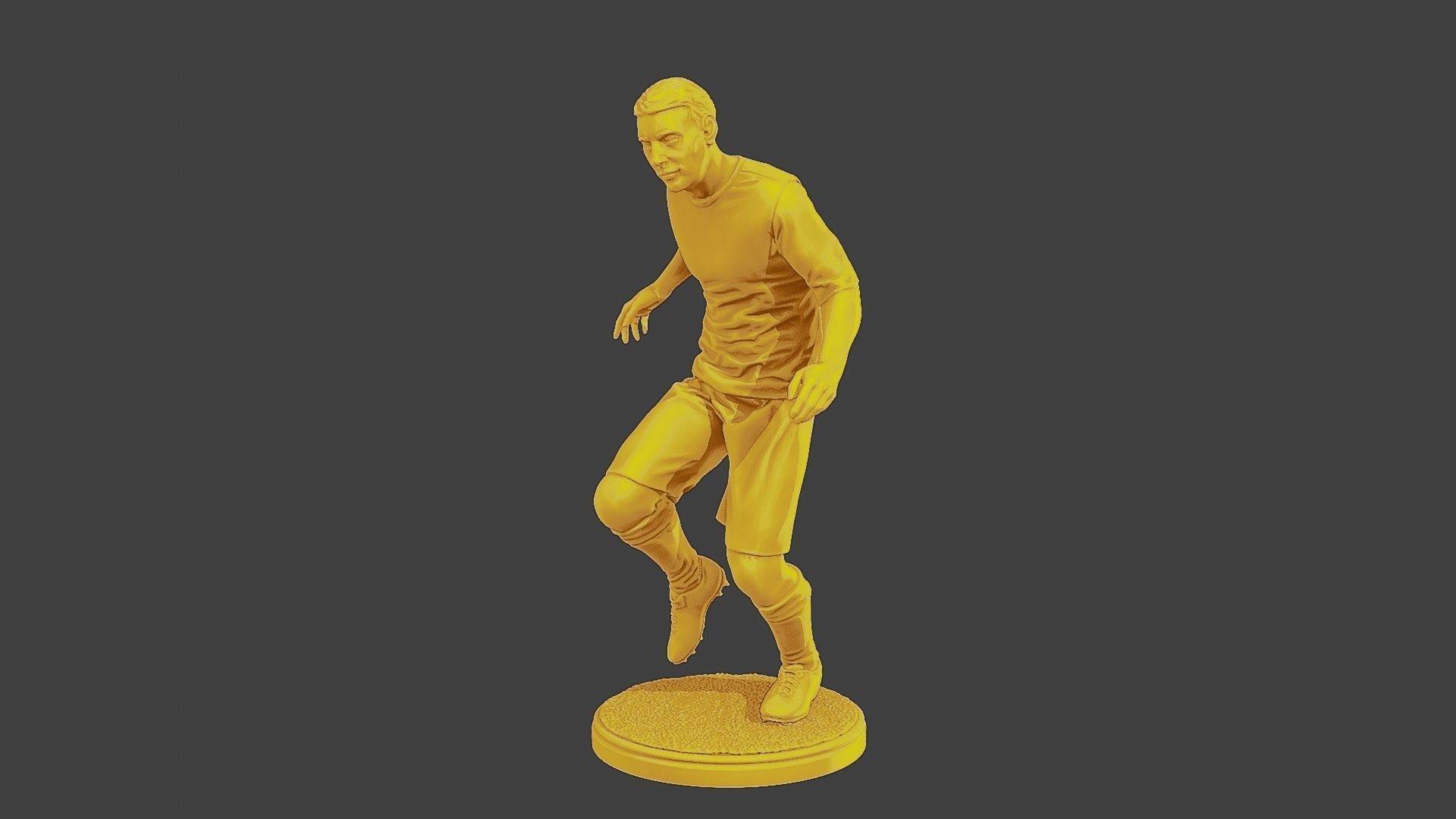 Soccer Player SP 003 3D print model_2