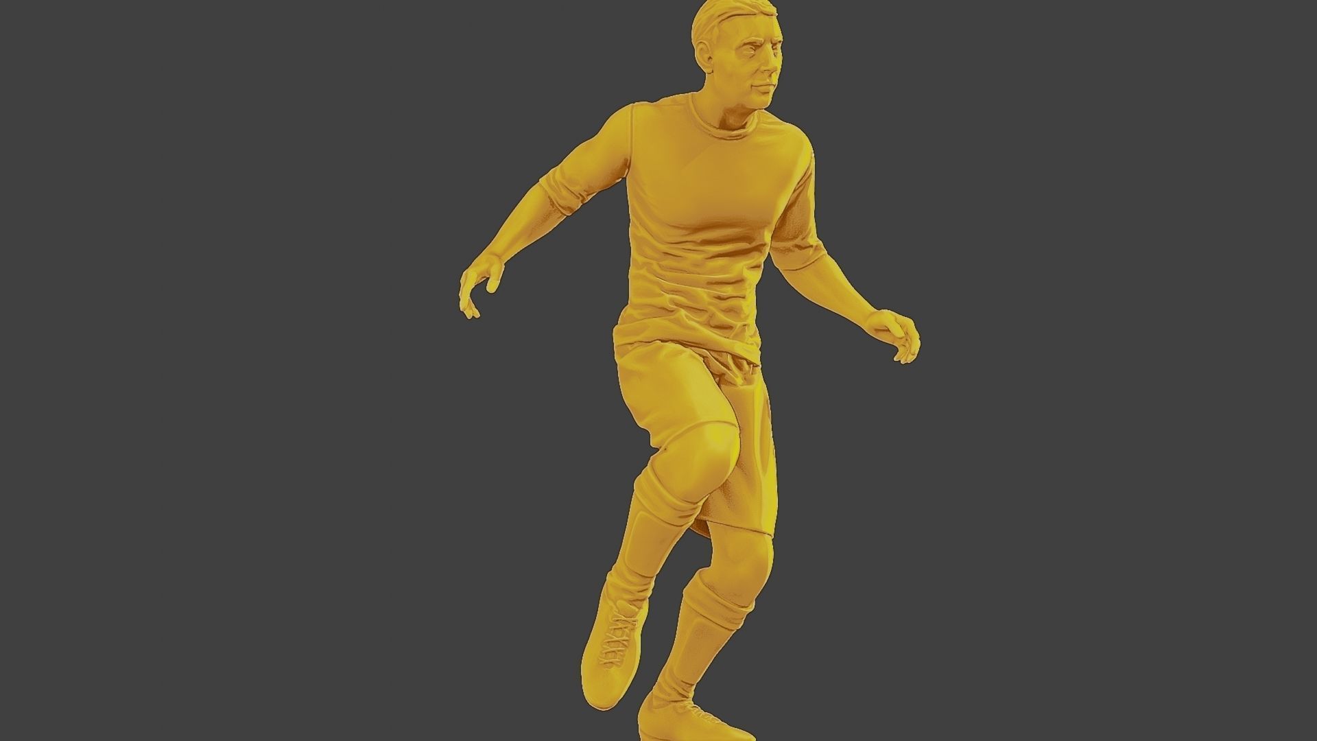 Soccer Player SP 003 3D print model_13