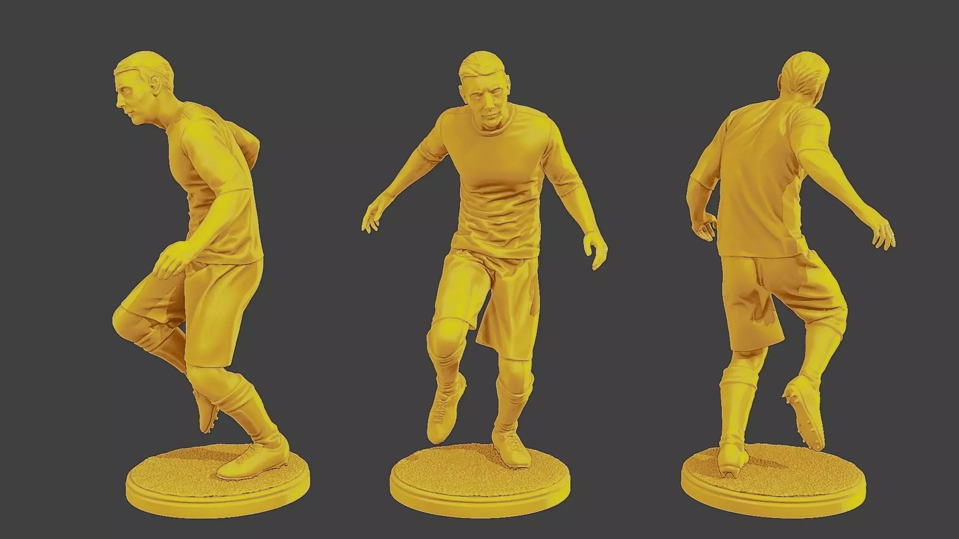 Soccer Player SP 003 3D print model_0