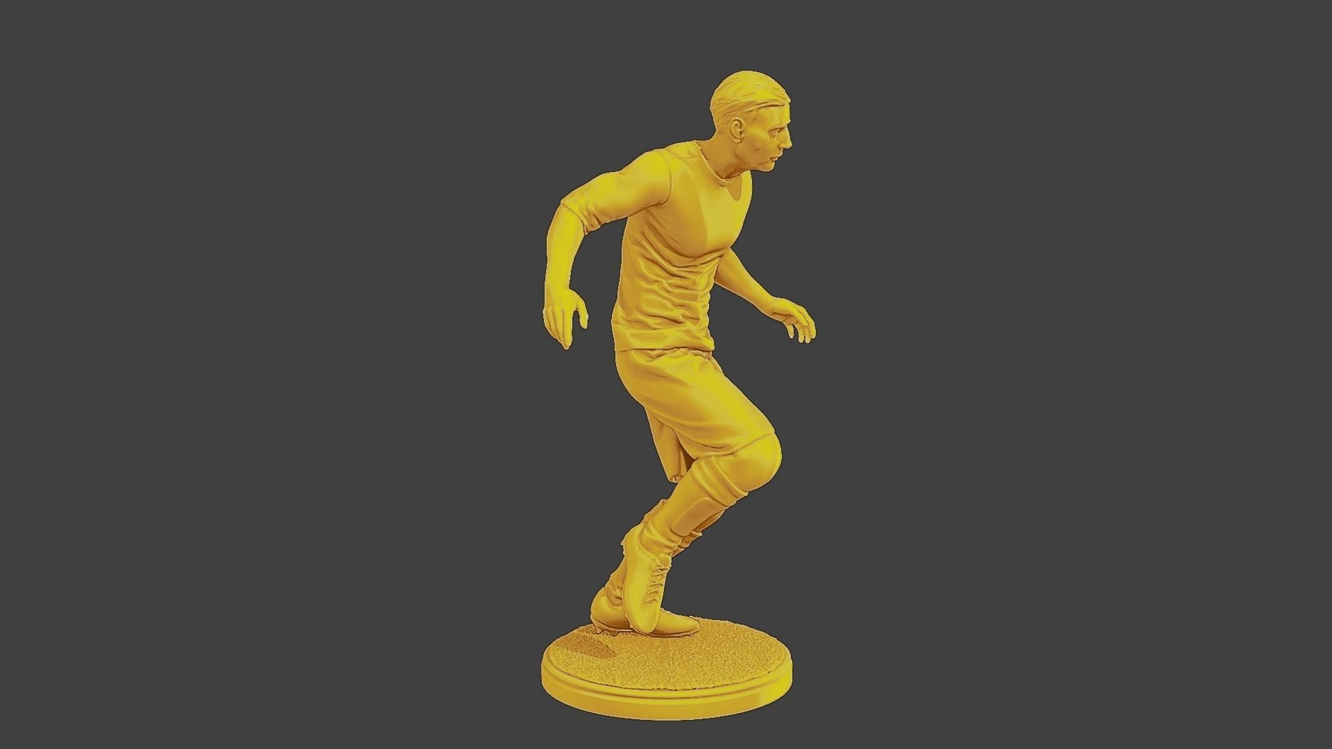 Soccer Player SP 003 3D print model_9