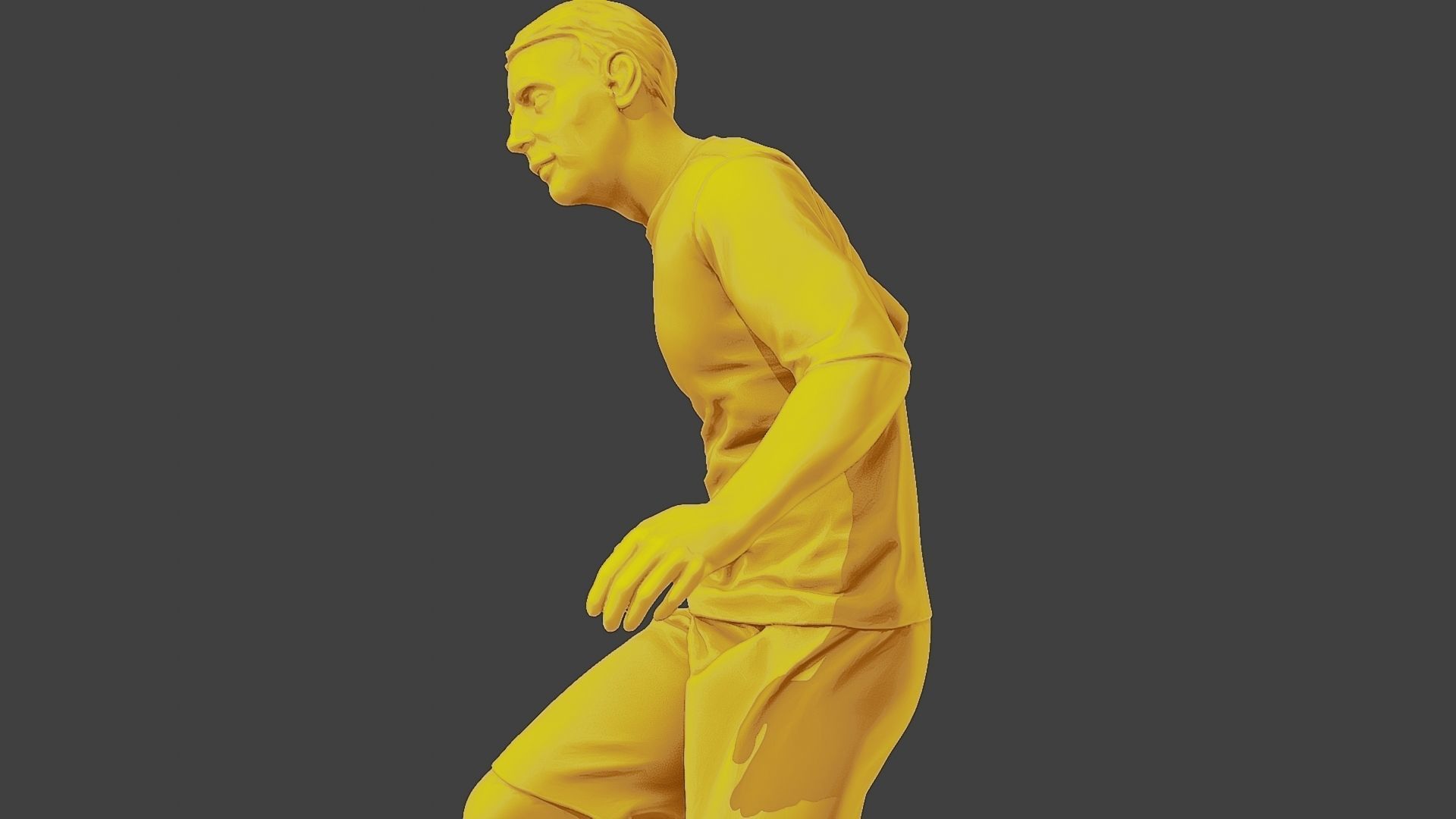 Soccer Player SP 003 3D print model_17