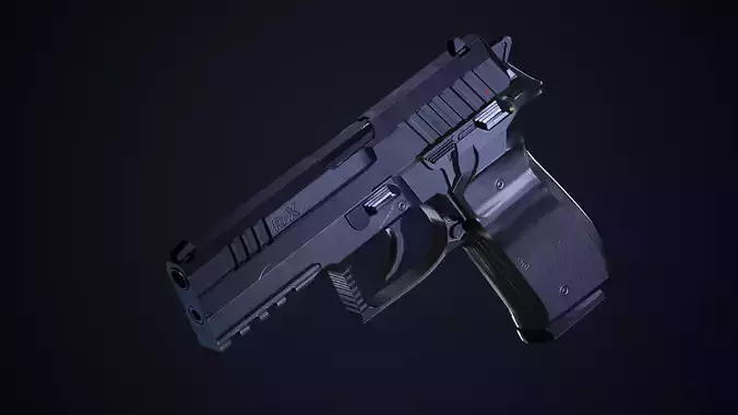 Arex Zero 1 Pistol Low-poly 3D model
