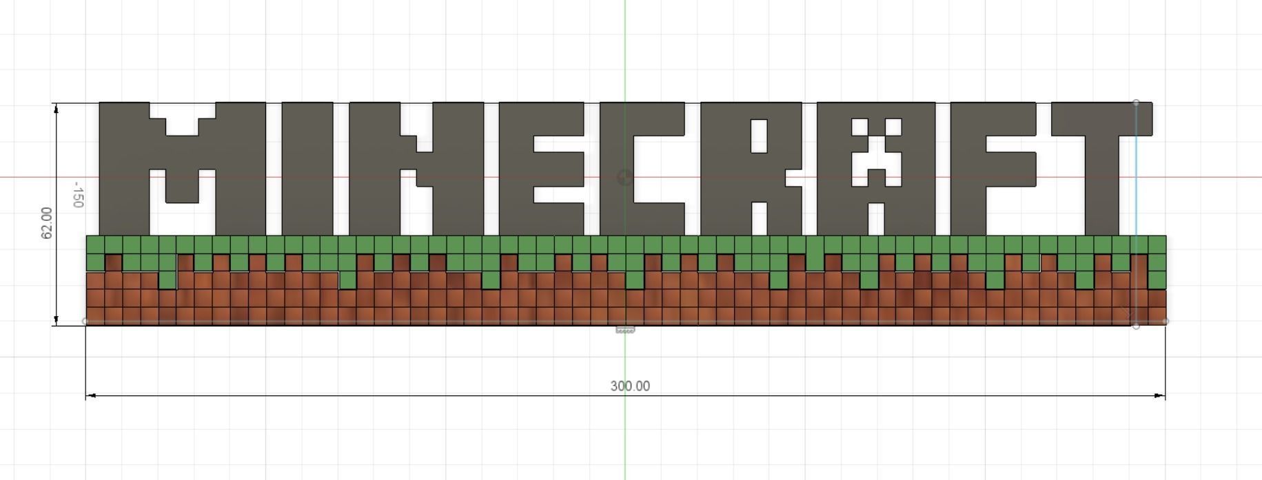 Logo Minecraft 3D print model_4