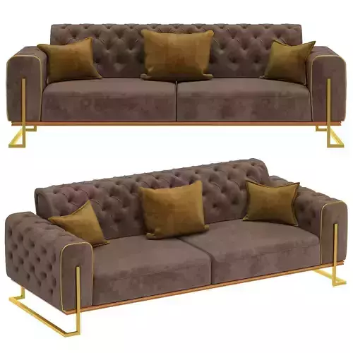 ZURICH SOFA SET 3D model