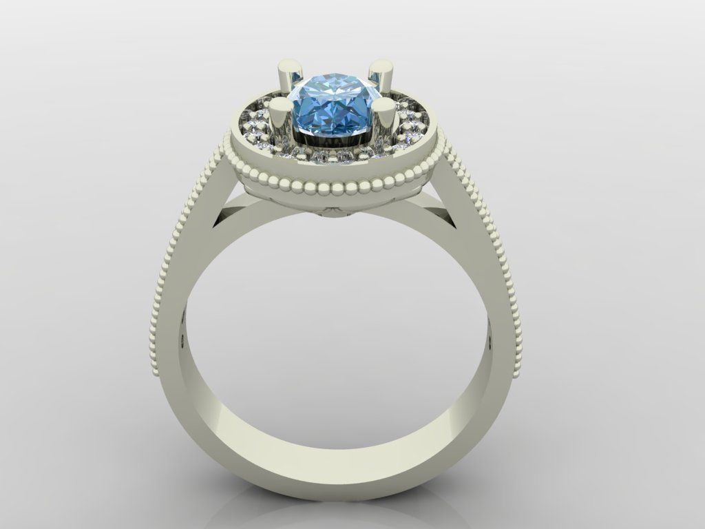 Ring 3D Print 3D print model 3D print model topaz halo engage... 3D print model_4