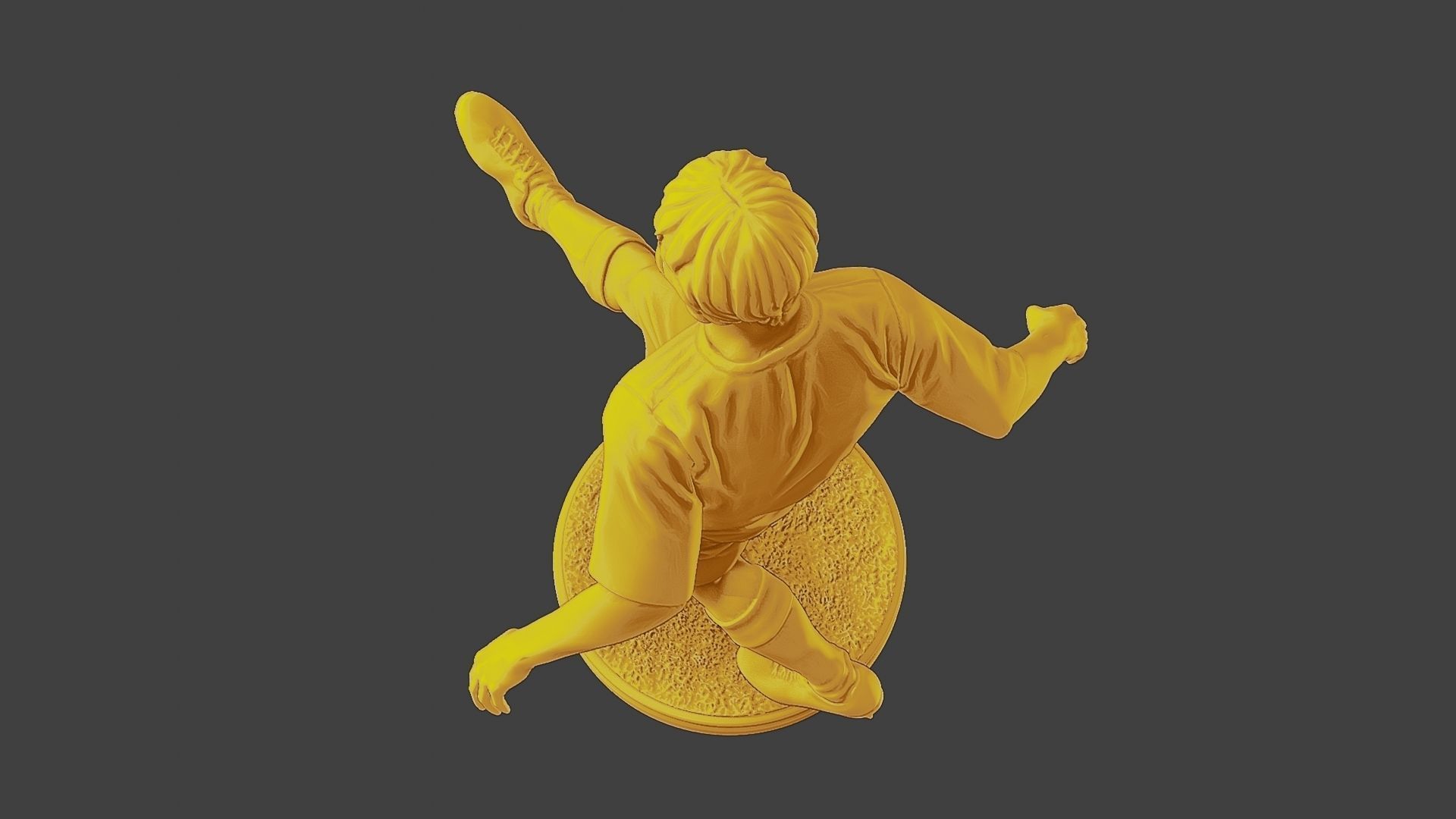 Soccer Player SP 004 3D print model_16