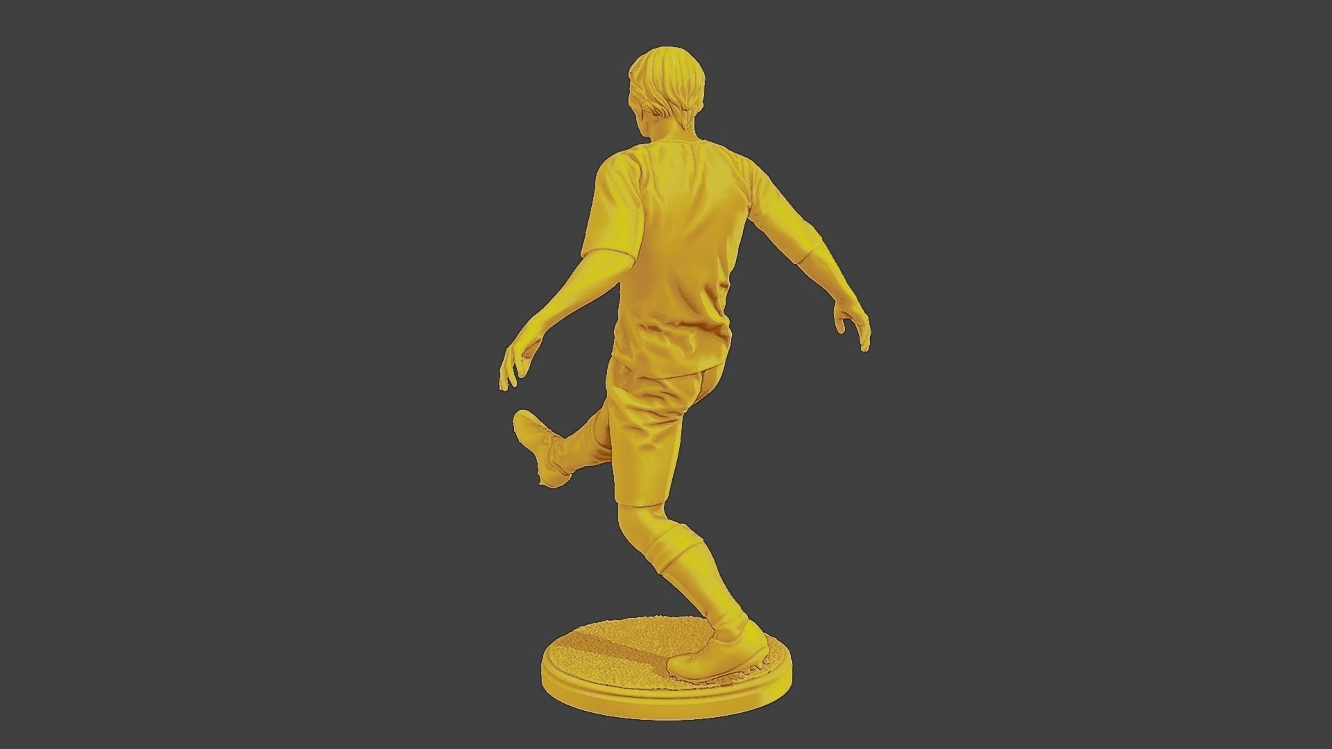Soccer Player SP 004 3D print model_5